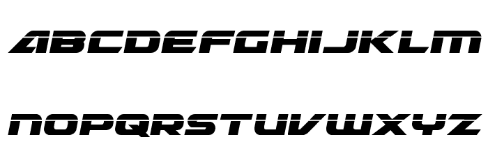 Graymalkin Laser Font LOWERCASE