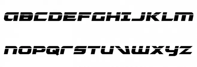 Graymalkin Laser フォント 大文字