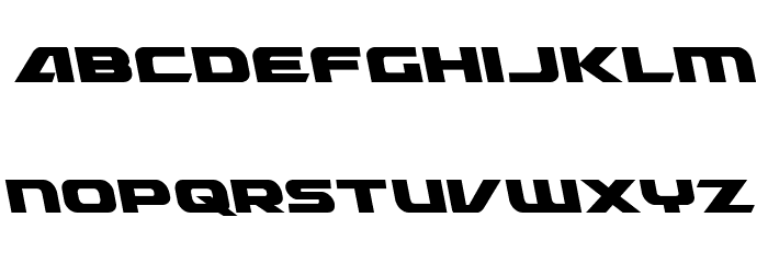 Graymalkin Leftalic Font LOWERCASE