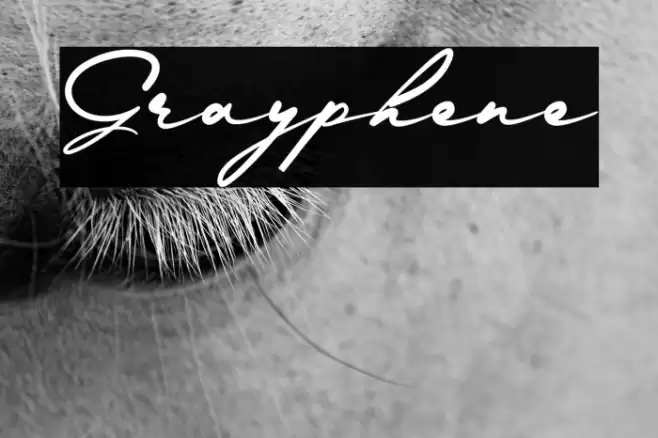 Grayphene Font examples
