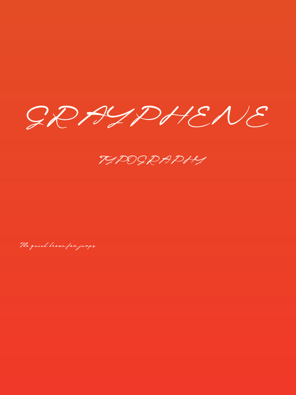 Grayphene Poster