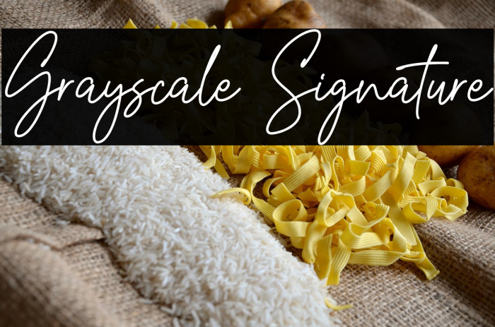 Grayscale Signature Example 1