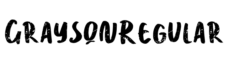 Grayson Regular  Descarca Fonturi Gratis