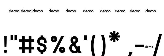 GraysonDemo Font OTHER CHARS