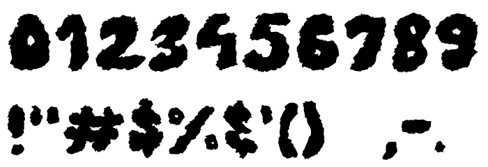 Grazed Font OTHER CHARS