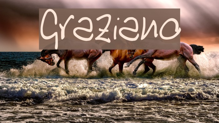 Graziano Font examples