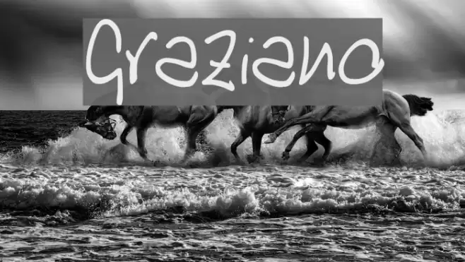 Graziano Font examples