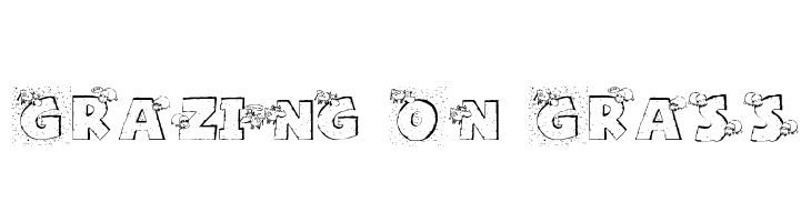 Grazing On Grass  免费字体下载