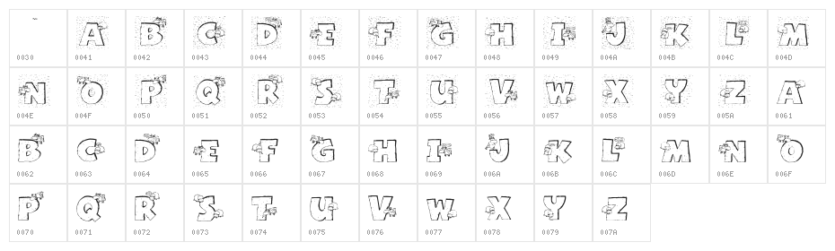 Grazing On Grass Character Map
