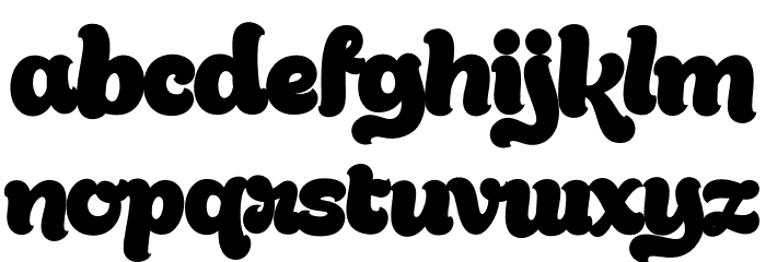 Gready PERSONAL USE ONLY Bold Font LOWERCASE