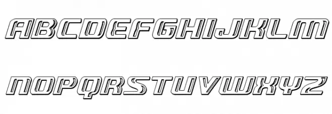 Grease Gun Chrome Italic خط أحرف صغيرة