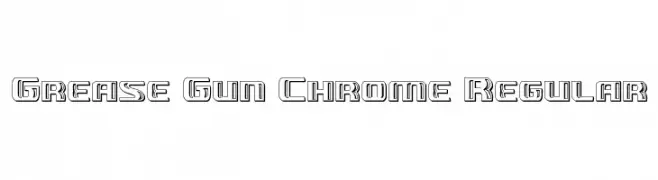 Grease Gun Chrome Regular  免费字体下载