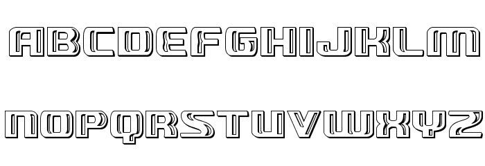 Grease Gun Chrome Regular Font LOWERCASE