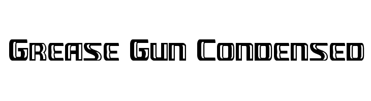 Grease Gun Condensed  Free Fonts Download