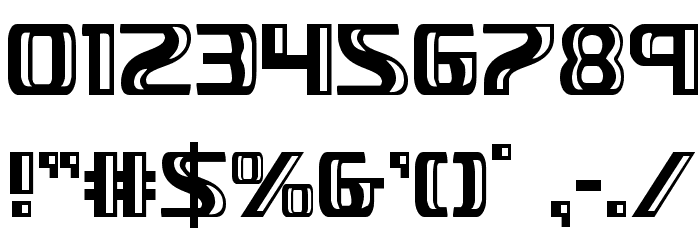 Grease Gun Condensed Font OTHER CHARS