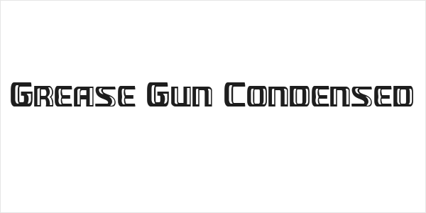 Grease Gun Condensed Logo