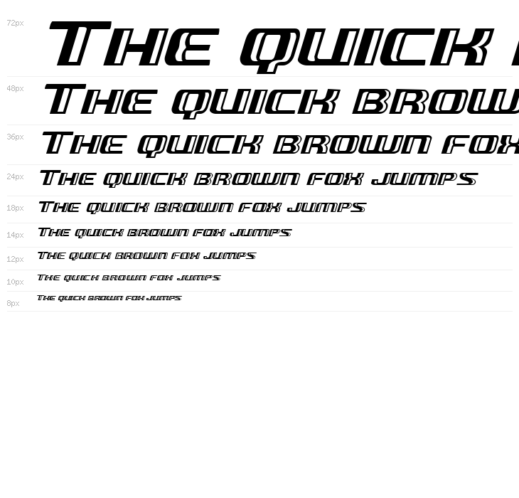 Grease Gun Expanded Italic Waterfall