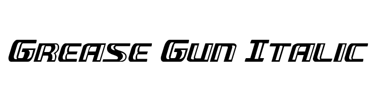 Grease Gun Italic  Fuentes Gratis Descargar