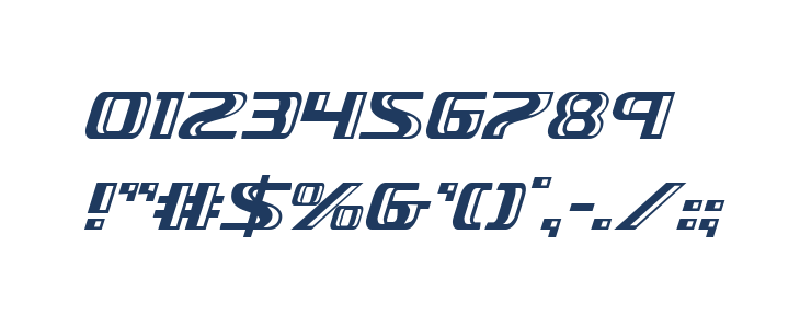 Grease Gun Italic Other Characters
