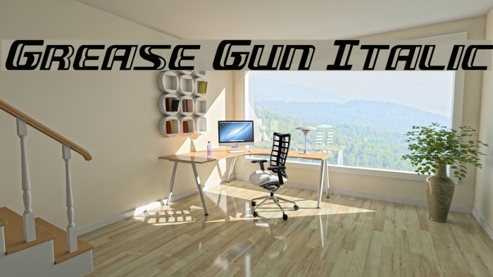 Grease Gun Italic Example 1