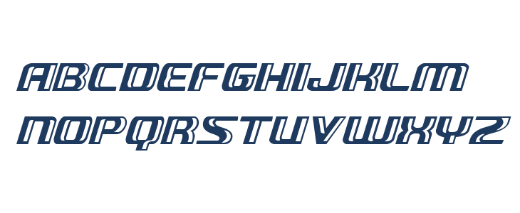 Grease Gun Italic Lowercase