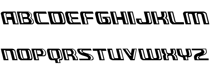 Grease Gun Leftalic Font LOWERCASE