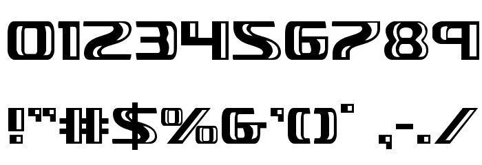Grease Gun Regular Font OTHER CHARS