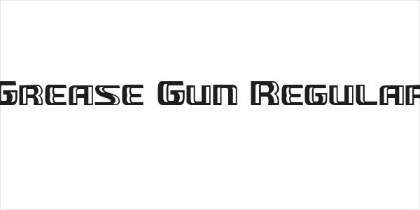 Grease Gun Regular Logo