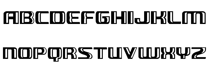 Grease Gun Regular Font LOWERCASE