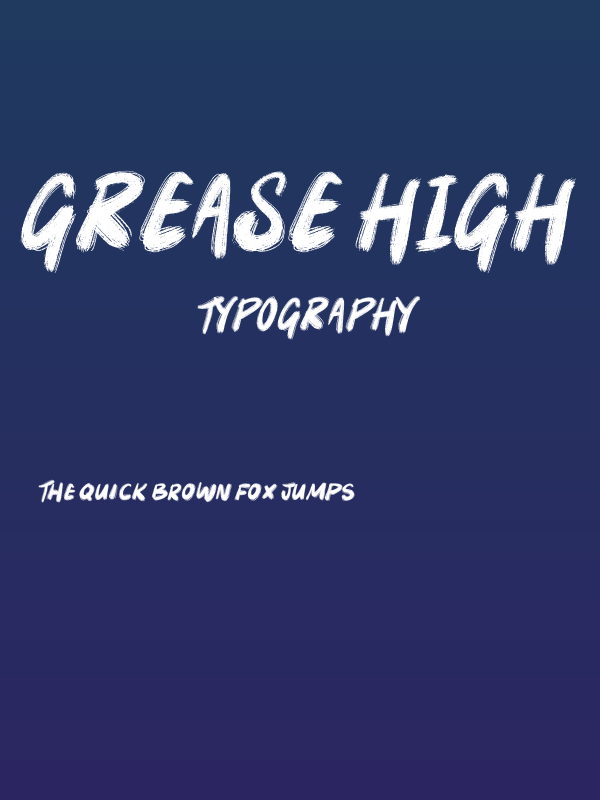 Grease High Poster