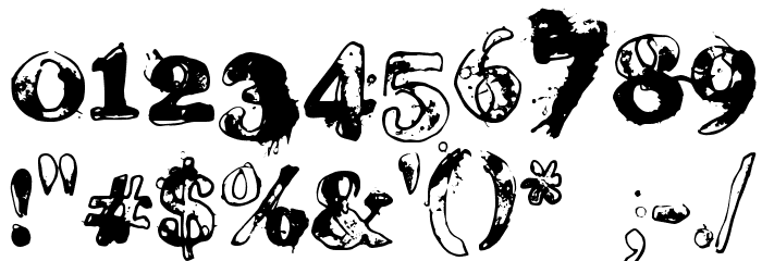 Grease Monkey Font OTHER CHARS