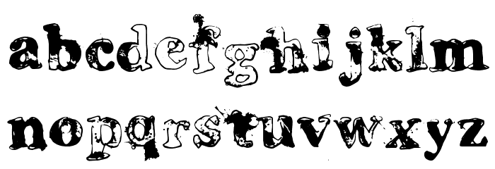 Grease Monkey Font LOWERCASE