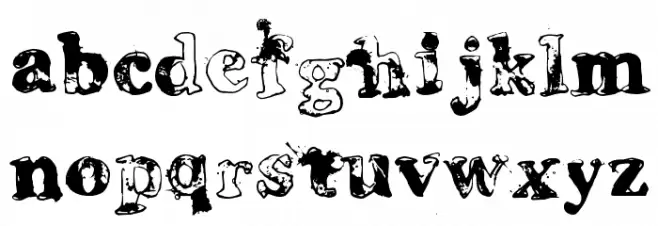 Grease Monkey Schriftart Kleinbuchstaben