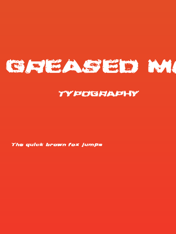 Greased Monkey Poster