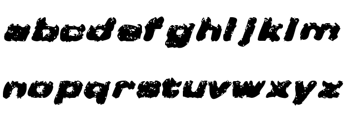 Greased Monkey Font LOWERCASE