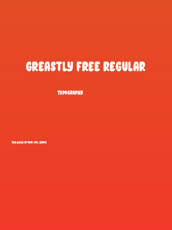 Greastly Free Regular Poster