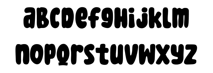 Greastly Free Regular Font LOWERCASE