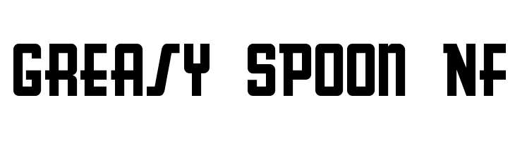Greasy Spoon NF  Frei Schriftart Herunterladen
