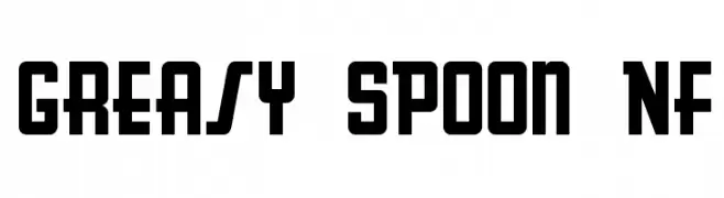 Greasy Spoon NF  font caratteri gratis