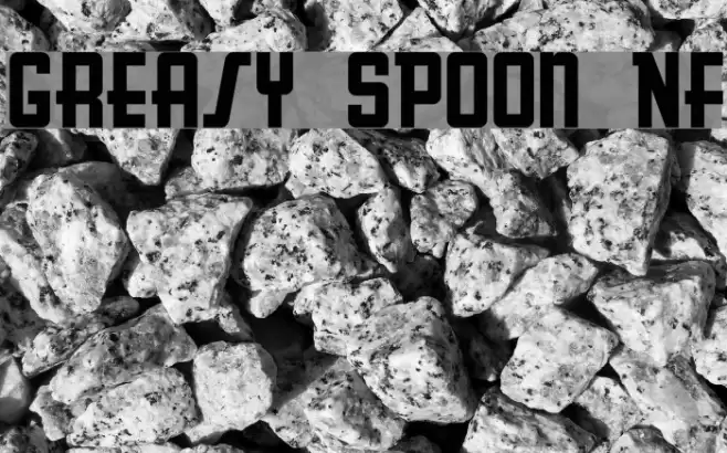 Greasy Spoon NF Font examples