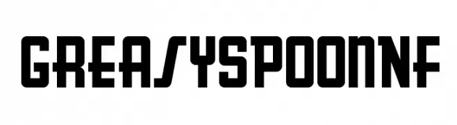 GreasySpoonNF  Descarca Fonturi Gratis