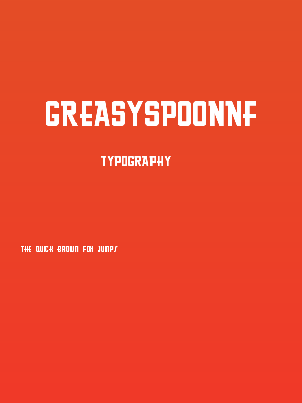 GreasySpoonNF Poster