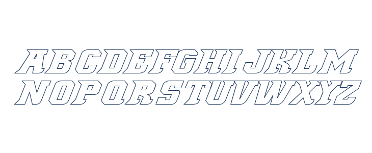 Great American League Baseline Uppercase