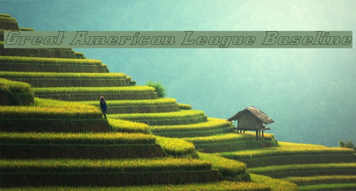 Great American League Baseline Example 3