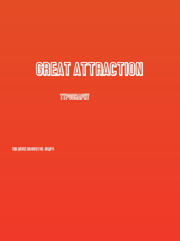 Great Attraction Poster