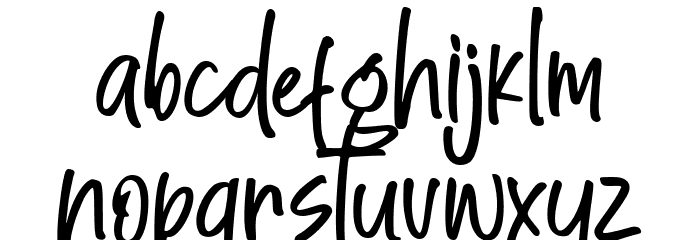 Great Authorized Font LOWERCASE