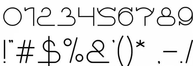 Great Britain Font OTHER CHARS