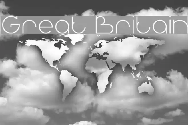 Great Britain Font examples