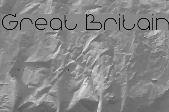 Great Britain Font examples