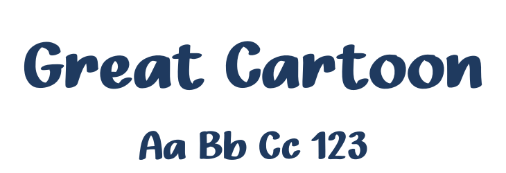 Great Cartoon Font Preview
